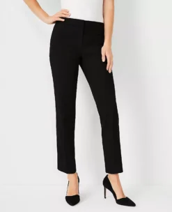 The Ankle Pant In Seasonless Stretch Core Black