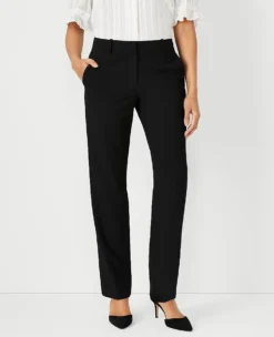 The Straight Pant In Seasonless Stretch - Classic Fit Core Black