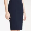 The Seamed Pencil Skirt In Seasonless Stretch - Curvy Fit