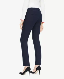 The Eva Ankle Pant - Curvy Fit Atlantic Navy -Anntaylor Shop 460004 2158 ALT1
