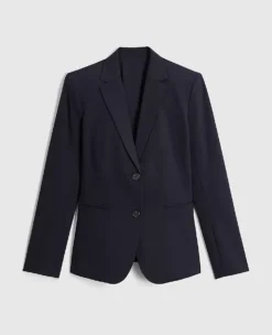 The Long Two-Button Blazer In Seasonless Stretch Core Black 5 The Long Two-Button Blazer In Seasonless Stretch Core Black -Anntaylor Shop 488609 6600 MKTGS1