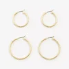 Hoop Earring Set Gold -Anntaylor Shop 508047 3019 1