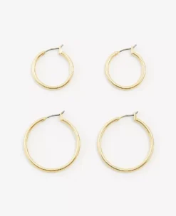 Hoop Earring Set Gold