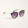 Round Sunglasses Black -Anntaylor Shop 528264 2222