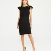 The Flutter Sleeve Sheath Dress In Seasonless Stretch