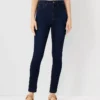 Sculpting Pocket Highest Rise Skinny Jeans In Classic Dark Indigo Wash
