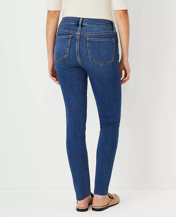 Petite Curvy Sculpting Pocket Mid Rise Skinny Jeans In Mid Stone Wash Mid Stone Wash 4 Petite Curvy Sculpting Pocket Mid Rise Skinny Jeans In Mid Stone Wash Mid Stone Wash - Image 2