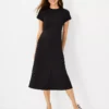 The Midi Flare Dress In Double Knit 1 The Midi Flare Dress In Double Knit -Anntaylor Shop 572342 2222