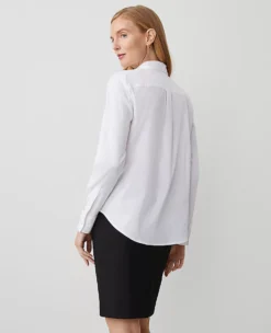 Relaxed Perfect Shirt 6 Relaxed Perfect Shirt -Anntaylor Shop 578124 9000 ALT1