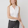 Petite Sleeveless Essential Shirt White -Anntaylor Shop 588489 9000