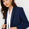 The Notched Two Button Blazer In Double Knit 1 The Notched Two Button Blazer In Double Knit -Anntaylor Shop 590361 8818