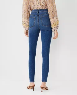Sculpting Pocket Highest Rise Skinny Jeans In Classic Mid Wash 6 Sculpting Pocket Highest Rise Skinny Jeans In Classic Mid Wash -Anntaylor Shop 591604 2661 ALT1