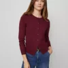 Petite Ann Cardigan Windsor Wine -Anntaylor Shop 596375 6143
