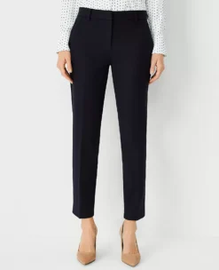 The Petite Eva Ankle Pant - Curvy Fit Atlantic Navy