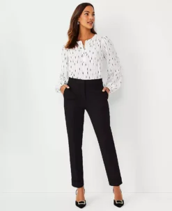 The Petite High Rise Eva Ankle Pant Atlantic Navy 7 The Petite High Rise Eva Ankle Pant Atlantic Navy -Anntaylor Shop 596475 2158 ALT2
