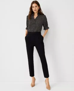 The Eva Easy Ankle Pant In Knit -Anntaylor Shop 596486 2222 ALT2