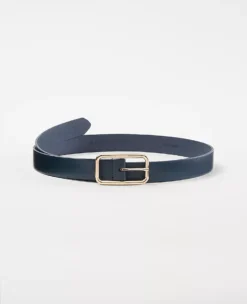 Leather Skinny Belt