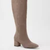 Block Heel Suede Boots -Anntaylor Shop 597208 8948