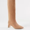 Suede Blade Heel Boots -Anntaylor Shop 597210 7792