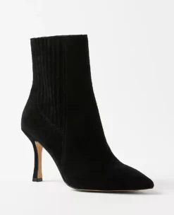Suede Chelsea Stiletto Booties