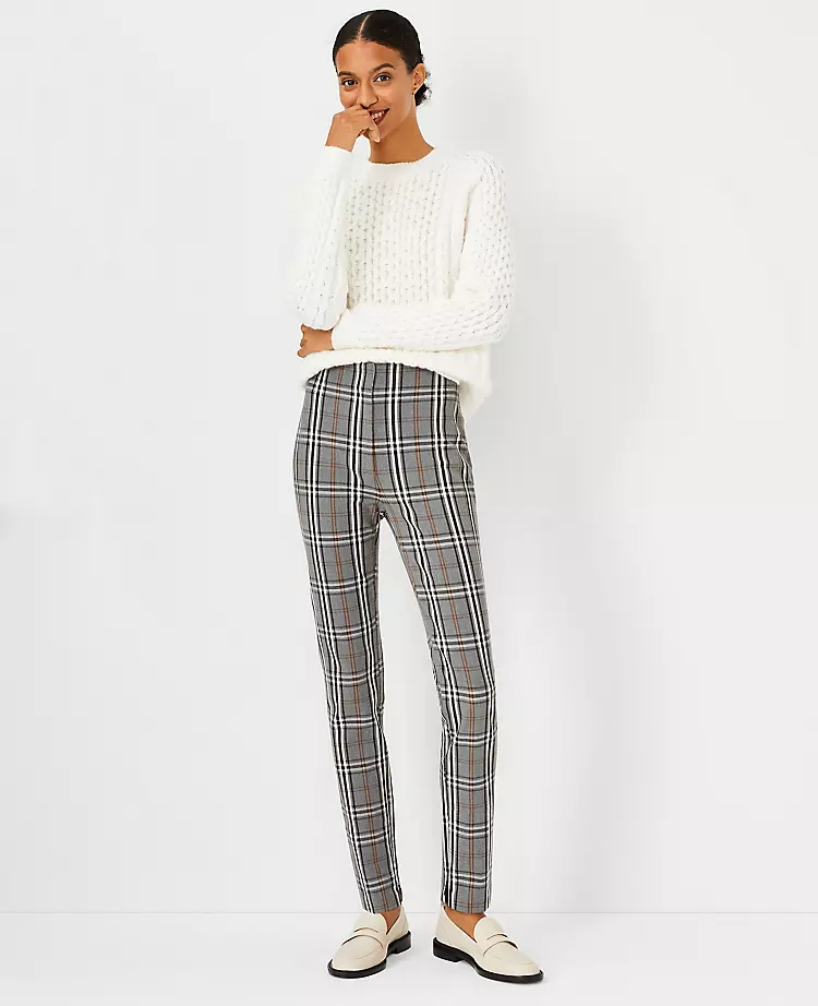 The High Waist Audrey Pant In Plaid 3 The High Waist Audrey Pant In Plaid