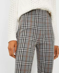 The High Waist Audrey Pant In Plaid 9 The High Waist Audrey Pant In Plaid -Anntaylor Shop 598993 5389 ALT3
