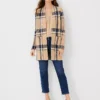 Plaid Pocket Cardigan -Anntaylor Shop 599792 8187