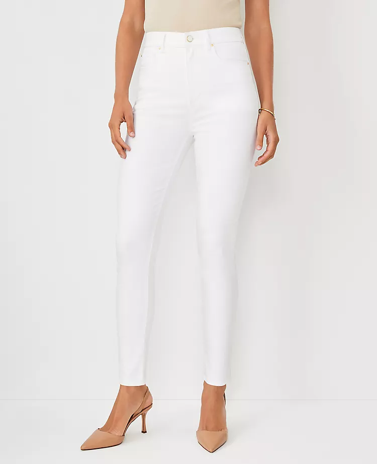 Sculpting Pocket Highest Rise Skinny Jeans In White 3 Sculpting Pocket Highest Rise Skinny Jeans In White