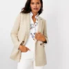 The Tweed Double Breasted Blazer -Anntaylor Shop 602365 0350