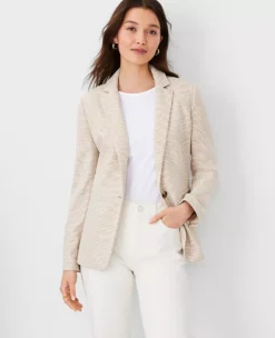 The Hutton Blazer In Houndstooth -Anntaylor Shop 602442 0144 ALT2