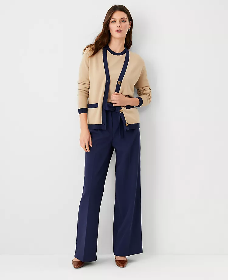 Tipped Shoulder Button Sweater Tee 5 Tipped Shoulder Button Sweater Tee - Image 3