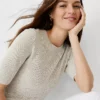 Shimmer Sweater Tee 2 Shimmer Sweater Tee -Anntaylor Shop 602476 3179