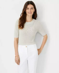 Shimmer Sweater Tee -Anntaylor Shop 602476 3179 ALT2