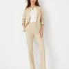 The Side Zip Straight Pant In Bi-Stretch Toasted Oat 2 The Side Zip Straight Pant In Bi-Stretch Toasted Oat -Anntaylor Shop 602882 7879