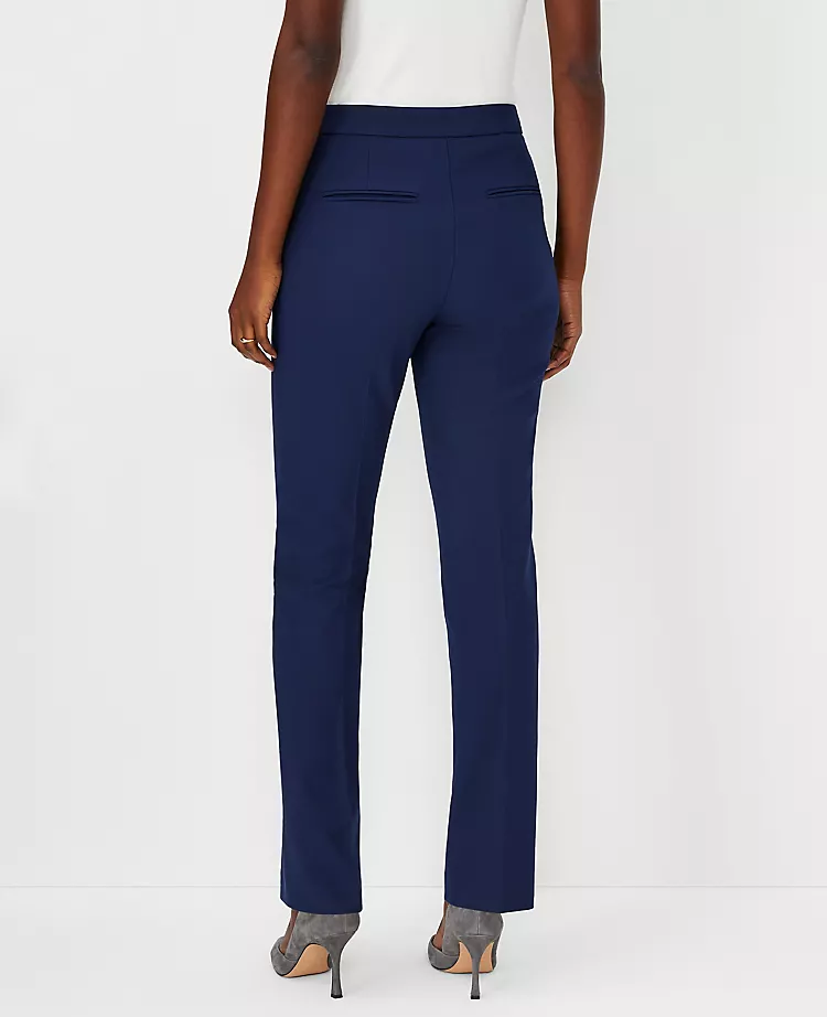 The Side Zip Sophia Straight Pant In Bi-Stretch 4 The Side Zip Sophia Straight Pant In Bi-Stretch - Image 2