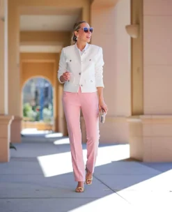 The Sophia Straight Pant In Texture -Anntaylor Shop 602973 7210 MKTG1