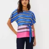 Stripe Belted Dolman Sleeve Top 2 Stripe Belted Dolman Sleeve Top -Anntaylor Shop 603135 1680
