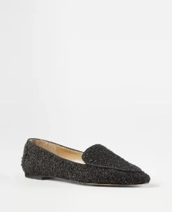 Tweed Nip Toe Flats