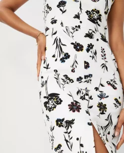 Floral Double V Sheath Dress -Anntaylor Shop 603782 9192 ALT2