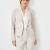 The One Button Blazer In Stretch Cotton -Anntaylor Shop 603943 9054