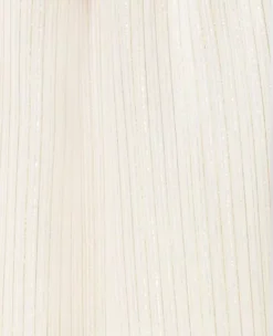 Shimmer Stripe Smocked Boatneck Top -Anntaylor Shop 604268 9192 ALT3