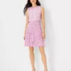 Floral Pleated Flare Dress 2 Floral Pleated Flare Dress -Anntaylor Shop 604516 8581