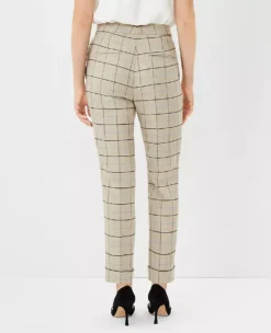 The High Rise Eva Ankle Pant In Plaid 5 The High Rise Eva Ankle Pant In Plaid -Anntaylor Shop 606869 7879 ALT1