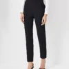 The Side Zip Ankle Pant In Fluid Crepe Black 1 The Side Zip Ankle Pant In Fluid Crepe Black -Anntaylor Shop 606877 2222