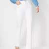 Sculpting Pocket Mid Rise Boot Cut Jeans In White 2 Sculpting Pocket Mid Rise Boot Cut Jeans In White -Anntaylor Shop 606945 9000