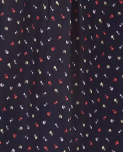 Floral Ruffle Yoke Tie Neck Top 9 Floral Ruffle Yoke Tie Neck Top -Anntaylor Shop 607032 1362 ALT3