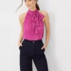 Bow Halter Top -Anntaylor Shop 607036 8376