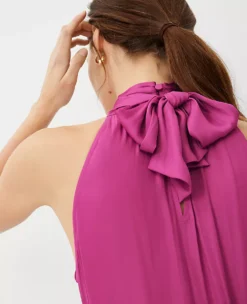 Bow Halter Top -Anntaylor Shop 607036 8376 ALT2