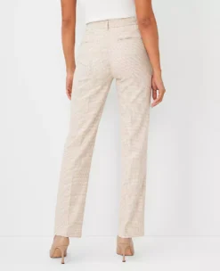 The Sophia Straight Pant In Houndstooth 5 The Sophia Straight Pant In Houndstooth -Anntaylor Shop 607362 0144 ALT1