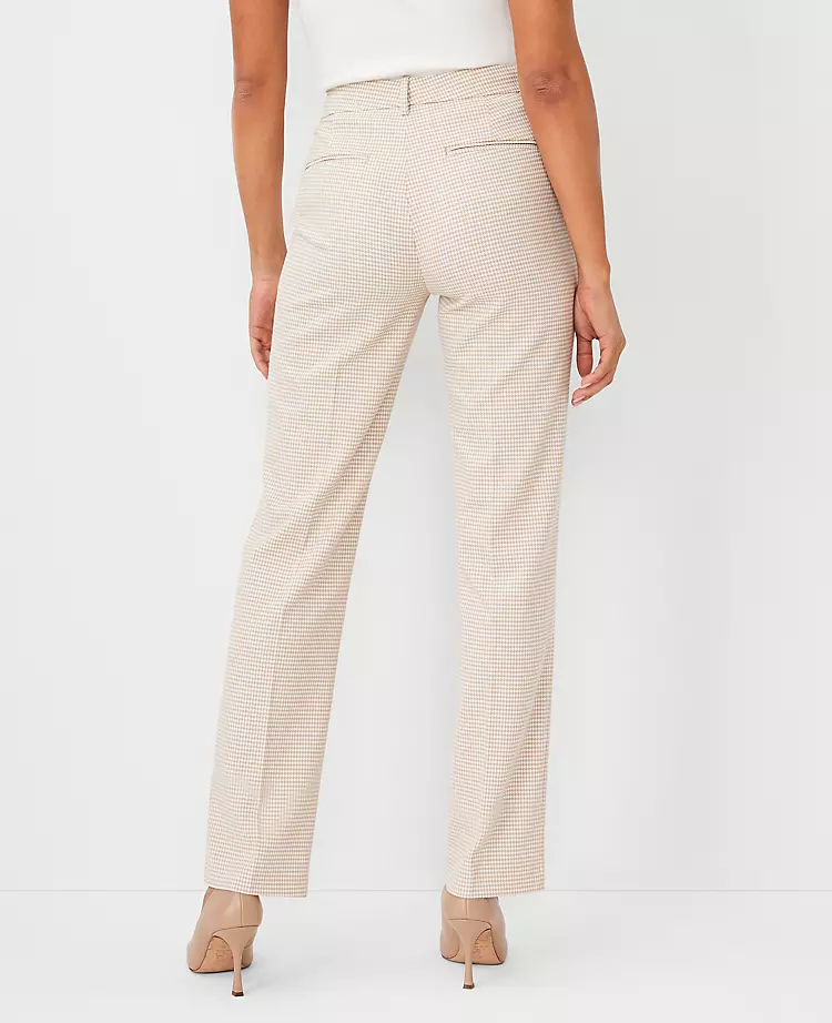 The Sophia Straight Pant In Houndstooth 4 The Sophia Straight Pant In Houndstooth - Image 2